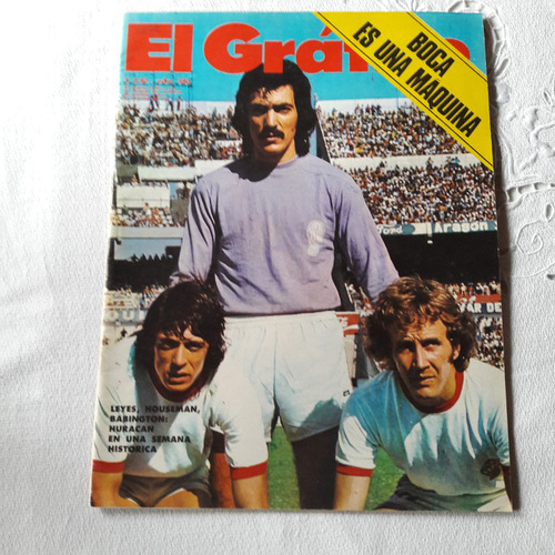 Revista El Grafico Nº 2840 Marzo 1974 Leyes Houseman Huracan