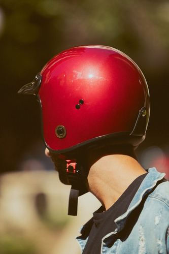Casco Moto Abierto Vertigo Vintage Old School. Gravedad X