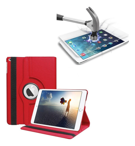 Funda Protector Cover Case + Mica Vidrio iPad 10.2 9na Gen