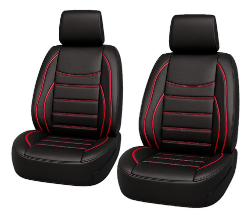 Funda Univ. Ecocuero Negro / Rojo Ideal Para Changan Cs15