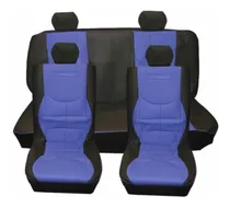 Comprar Funda Cubre Asiento Auto Camioneta Eco Cuero Neopreno Azul