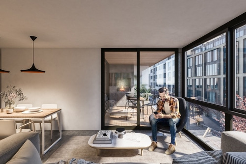 Imagen 2 de 3 de Venta Apartamento 1 Dormitorio Con Parrillero Y Garaje. Tres Cruces Henko Park