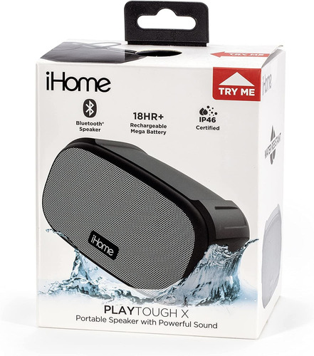 Parlante Rectangular Impermeable Ihome Ibt300bg