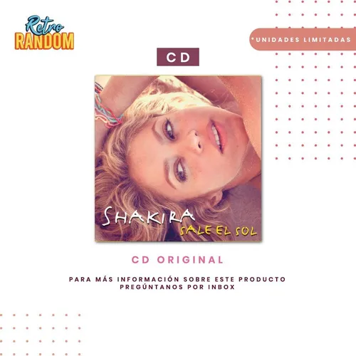 Shakira - Sale El Sol / Cd Original / Nuevo | MercadoLibre