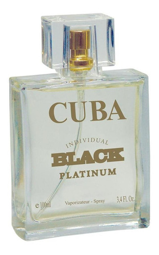 Perfume Cuba Black Platinum Masculino 100ml