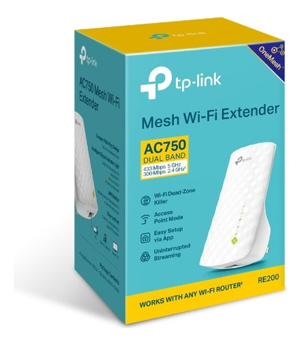 Repetidor Extensor Wifi Mesh Dual Band Re200