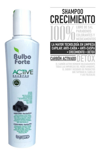 Byspro Shampoo Active 7 Bulbo Forte 300 - mL a $146