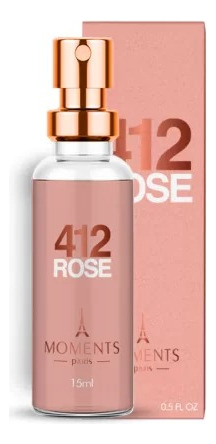 Moments Paris 412 Rose 15 Ml Mujer Eau De Parfum Spray