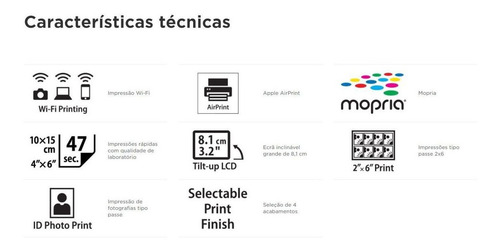 Canon Impressora Fotografica Instantanea Selphy Cp1300 Nova