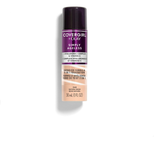 Covergirl+olay Base De Maquillaje Líquida 3 En 1 Simply Agel