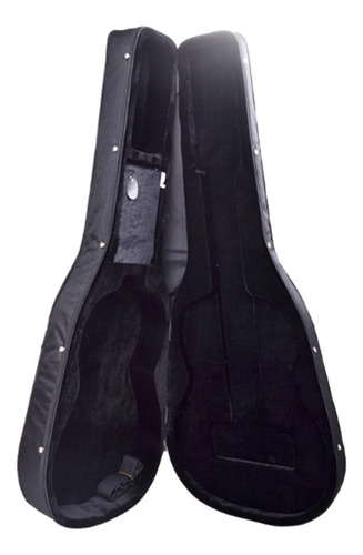 Funda Rígida Para Guitarra Popular Con Forro De 41 Pulgadas