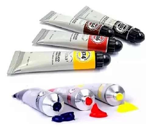 Acrilico Profesional Alba Pomo 60ml Set X 10 Unidades