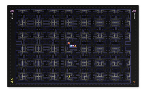 Imagem 1 de 1 de Jogo Americano (kit 4 Unidades) Pacman Black