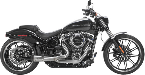 Mofle Tbr  Comp S 2in1  Softail Brushed W/carbon End Cap