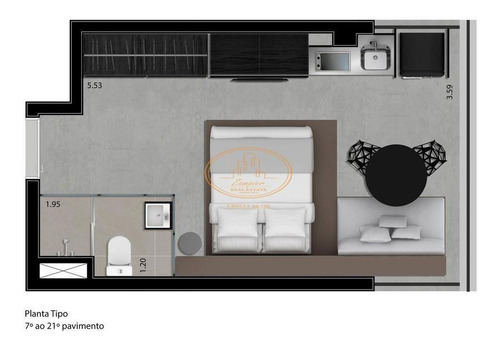 Apartamento Com 1 Dormitório(s) Localizado(a) No Bairro Perdizes Em São Paulo / São Paulo - 3043:906304