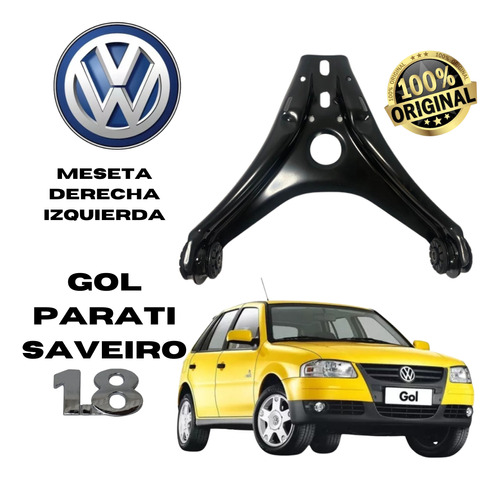 Meseta Derecha E Izquierda Volkswagen Gol Parati Saveiro 1.8