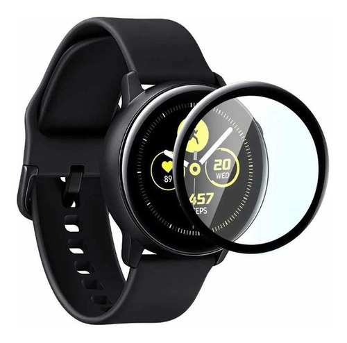 Pack 2 Láminas Mica Curva 3d Para Galaxy Watch Active 2 44mm