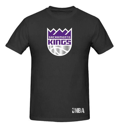 Playera Mod Sacramento Kings Nba Estampado En Vinil 