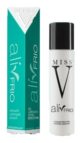 Gel Lubricante Intimo Efecto Frío Miss V Aliv  - Fun*