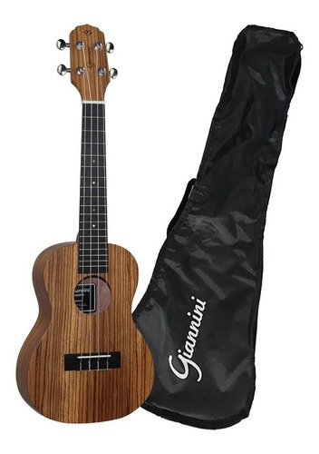 Ukulele Concert Giannini Guk23 Zebra + Bag 