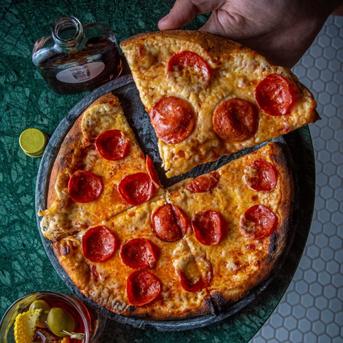 Aro Redondo Modelador De Pizza 45cm Com 4 Divisões Inox