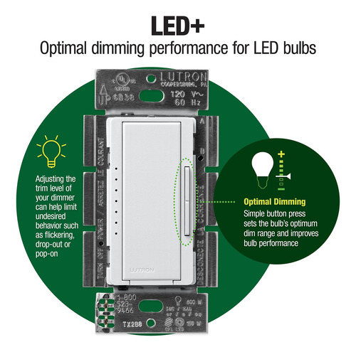 Dimmer Digital Multi-location Para Cfl Y Led 150-watt