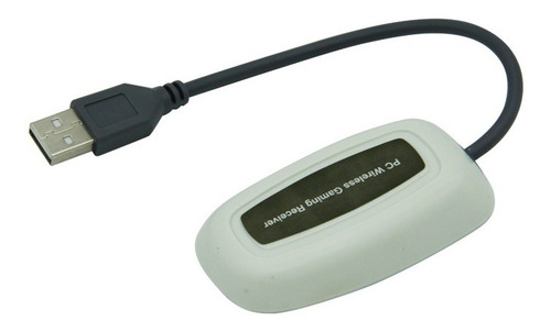 Joystick Inalambrico Xbox 360 Y Pc Receptor Usb Blanco