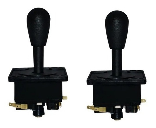 2 Comandos Joystick Eletromatic Arcade Fliperama Com Micros