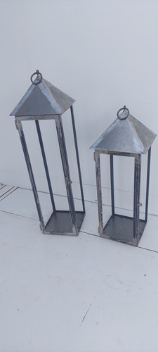 Fanales De Hierro Para Velas . Diversas Medidas Fabricante !