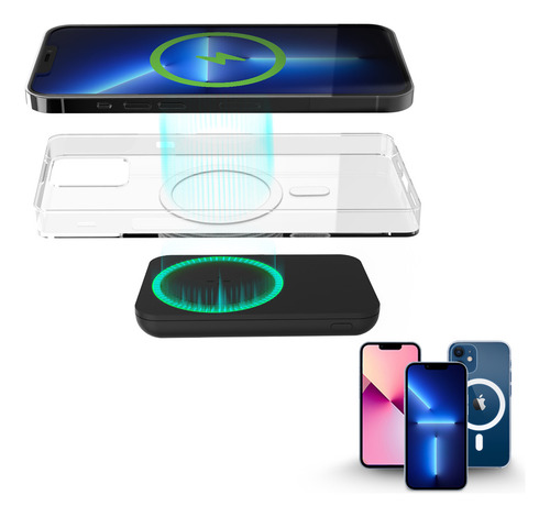 Batería Inalámbrica Para Iphone13 Compatible Con Magsafe