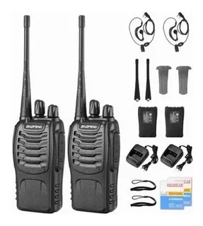 Radios Baofeng Walkie Talkies Bf-888s Kit 2 Pc Manos Libres