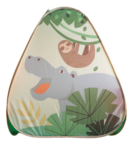 Tienda De Juegos Pegable Diverti Jungla Infantil Casita