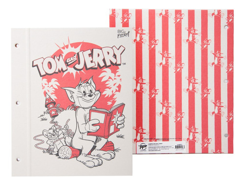 Carpeta N3 Tom Y Jerry Color Blanco
