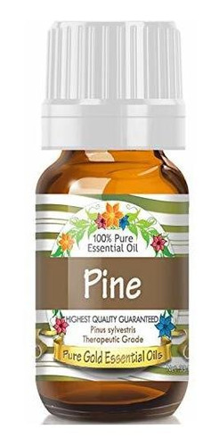 Aromaterapia Aceites - Aceite Esencial De Pino Dorado Puro, 