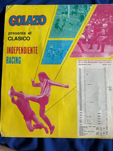 Álbum Figuritas Racing Independiente (Usado)