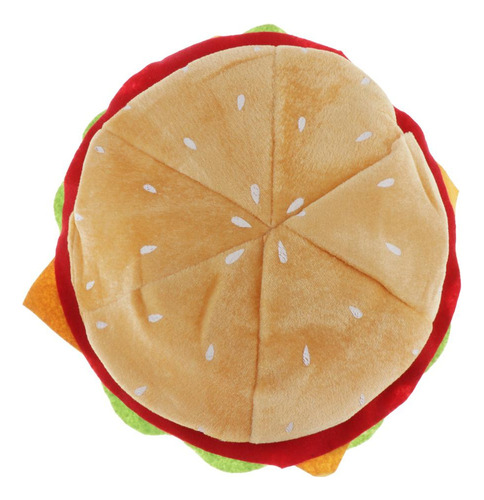 Sombreros De Hamburguesa De Felpa Para Disfraces De Acción D