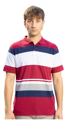 Chomba Polo Hombre Remera Rayada Algodón Talles Especiales