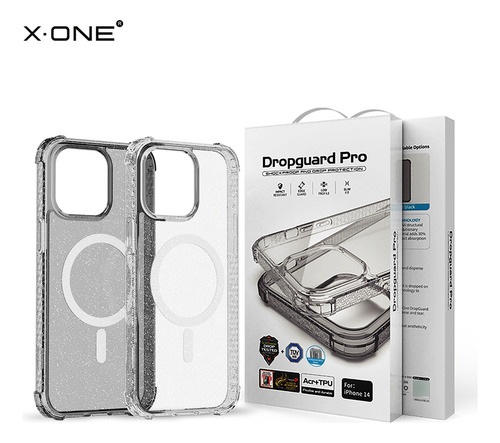 Capa Dropguard Pro Glitter X-one Magsafe iPhone 15 Pro Max
