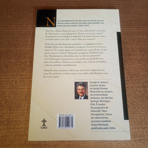 Livro O Décimo Primeiro Mandamento - Dwight K. Nelson (Usado)