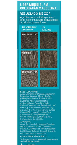 Grecin 5 Color Gel Barba E Bigode Castanho M-90 28g