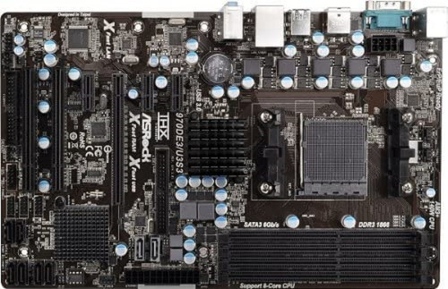 Motherboard Asrock 970de3/u3s3 Socket Am3+ / 100% Ok (Usado)