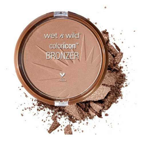 Base de maquillaje en polvo Wet n Wild Color Icon Bronzer Bronzer tono ticket to brazil - 13g