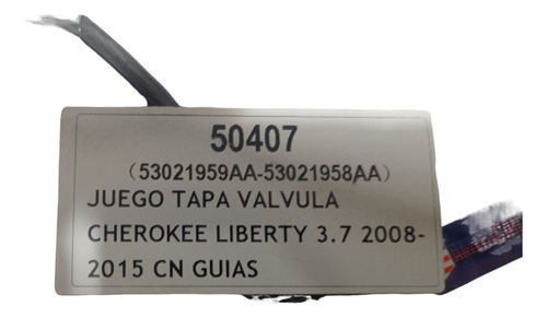 Juego Tapa Valvula Cherokee Liberty 3.7 2008-2015 Cn Guias