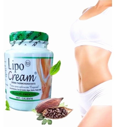 Crema Reductora Para Abdomen Lipo Cream Con Algas - Verde 