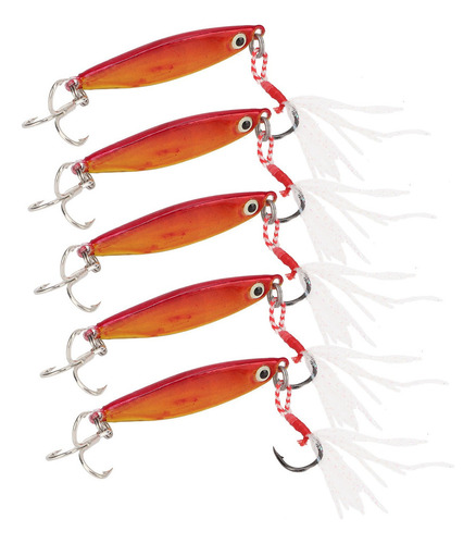 Señuelos De Pesca De Metal 5 Piezas 10g Vib Hard Jigging Ceb