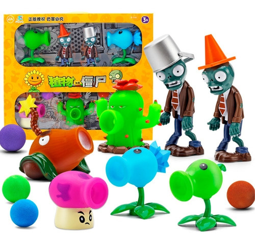 Plantas Vs Zombies Juego Personajes Juguetes Niños 686-3