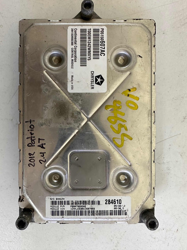 Ecu Usada. 2012 2.4l Cvt 4wd 50s Compass/patriot. 68070203ae (Usado)