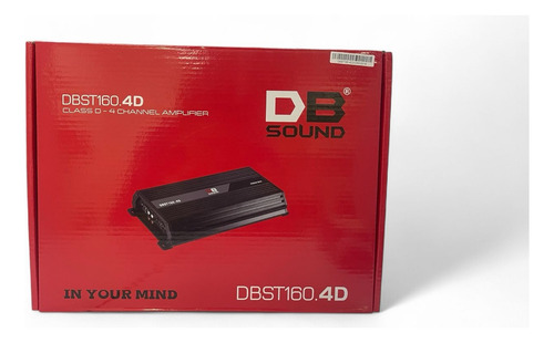 Dbst160.4d Amplificador Full Range 4d Negro 500 W