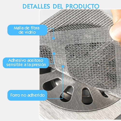 Pegatinas Desechables Para Desagüe De Ducha 50 Piezas