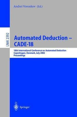 Libro Automated Deduction - Cade-18 : 18th International ...